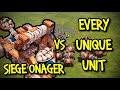 SIEGE ONAGER (Aztecs) vs EVERY UNIQUE UNIT | AoE II: Definitive Edition