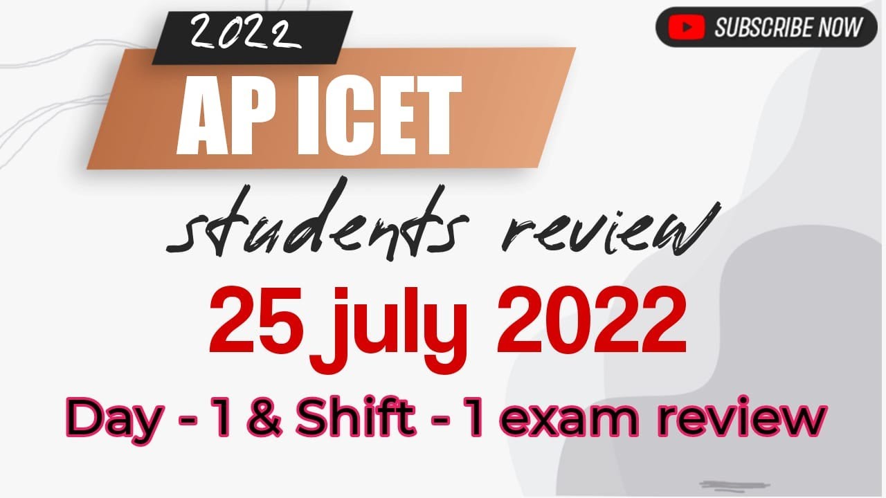 ap icet exam analysis 2022 | day 1 shift - 1 exam review | student review about ap icet exam | icet