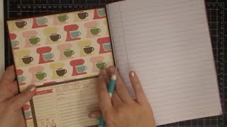 DIY Altering A Composition Notebook to Recipe Book Part 1 of 3