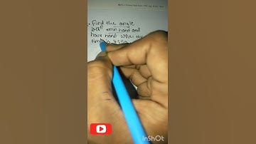 Angle between min hand and hour hand// Clock reasoning #maths #shorts