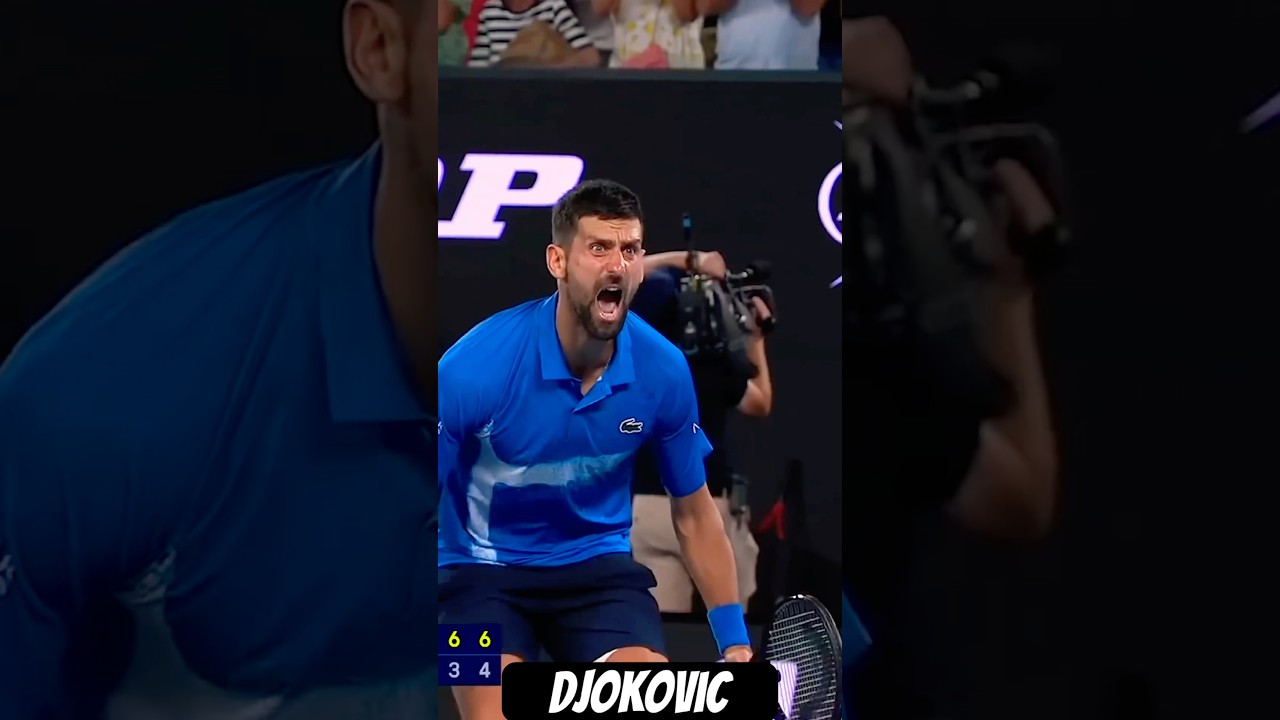 Djokovic reaction says it all! 