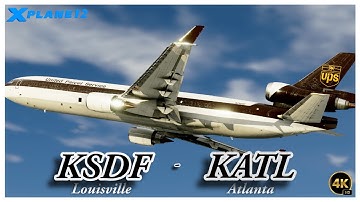 X-Plane 12 LIVE *NEW UPDATE* | Rotate MD-11(F) | Louisville - Atlanta | VATSIM (The Plane Train FNO)