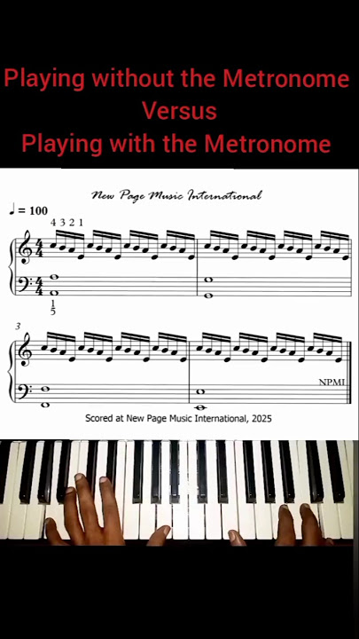 Playing Without Metronome Versus Playing With Metronome