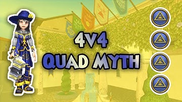 Wizard101: QUAD MYTH MAX LEVEL PVP TOURNAMENT "WE
