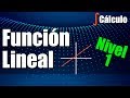 Función Lineal (afín) - Ejercicios Resueltos - Nivel 1