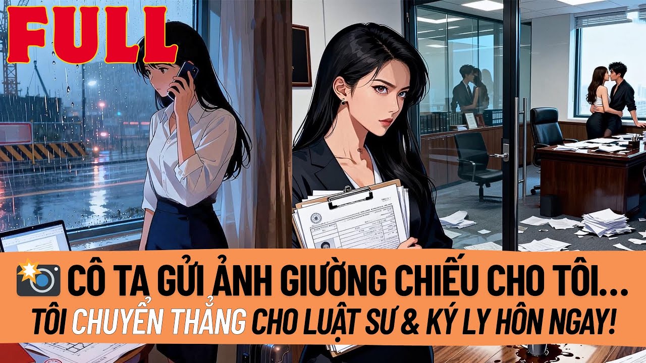 Cô Ta Gửi Ảnh Giường Chiếu Cho Tôi. Tôi Chuyển Thẳng Cho Luật Sư Và Ký Ly Hôn Ngay! | Truyện Audio