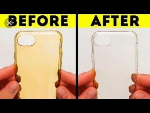 phone case clean clear remove