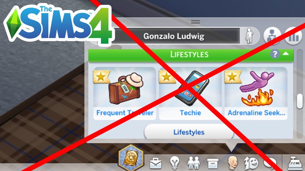 How To Disable Lifestyles The Sims 4 YouTube