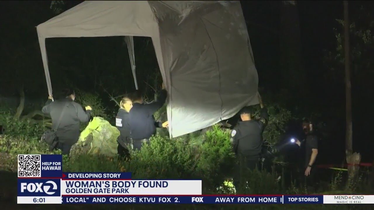 Woman's body found in Golden Gate Park