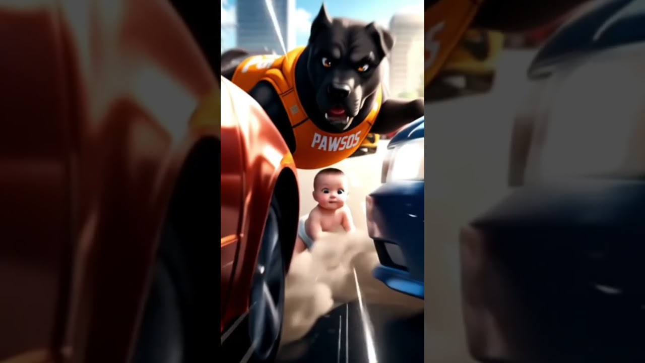 Rescue story:baby miraculously saved by dog; paw SOS