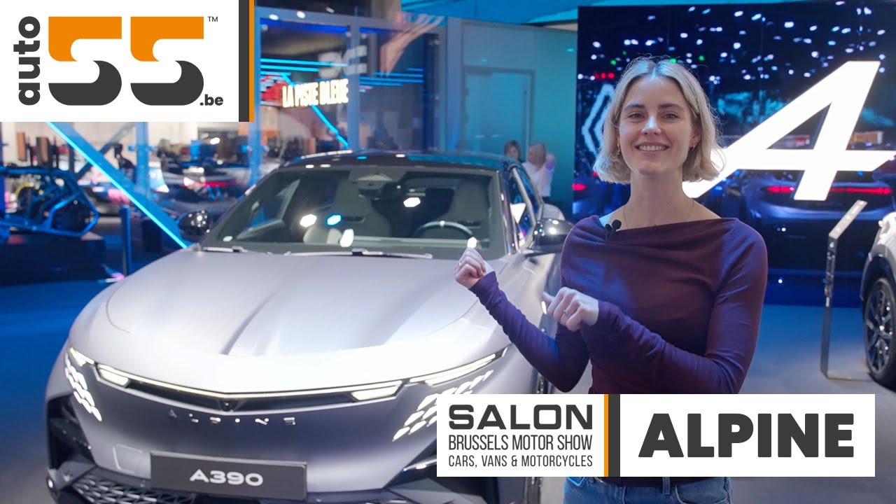 Alpine op Autosalon Brussel 2026: A390 elektrische SUV + passiezone