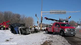 Mendota Heights Serious Two Vehicle Crash With Rollover