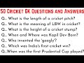 50 cricket gk quiz questions and answers  cricket gk quiz  sports gk  sports gk in english