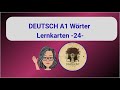 DEUTSCH A1 Wörter Lernkarten 24