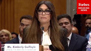 FULL HEARING Ambassador Nom Kimberly Guilfoyle Testifies Before Senate Foreign Relations Committee