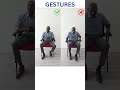 Expert tips on mastering posture for job interviews!