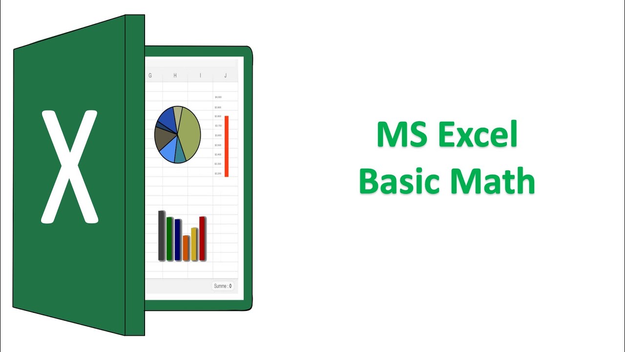 Microsoft Excel Math Microsoft Office Excel - Basic Math ( +, - , *, / , ^, Avg ,Median ...