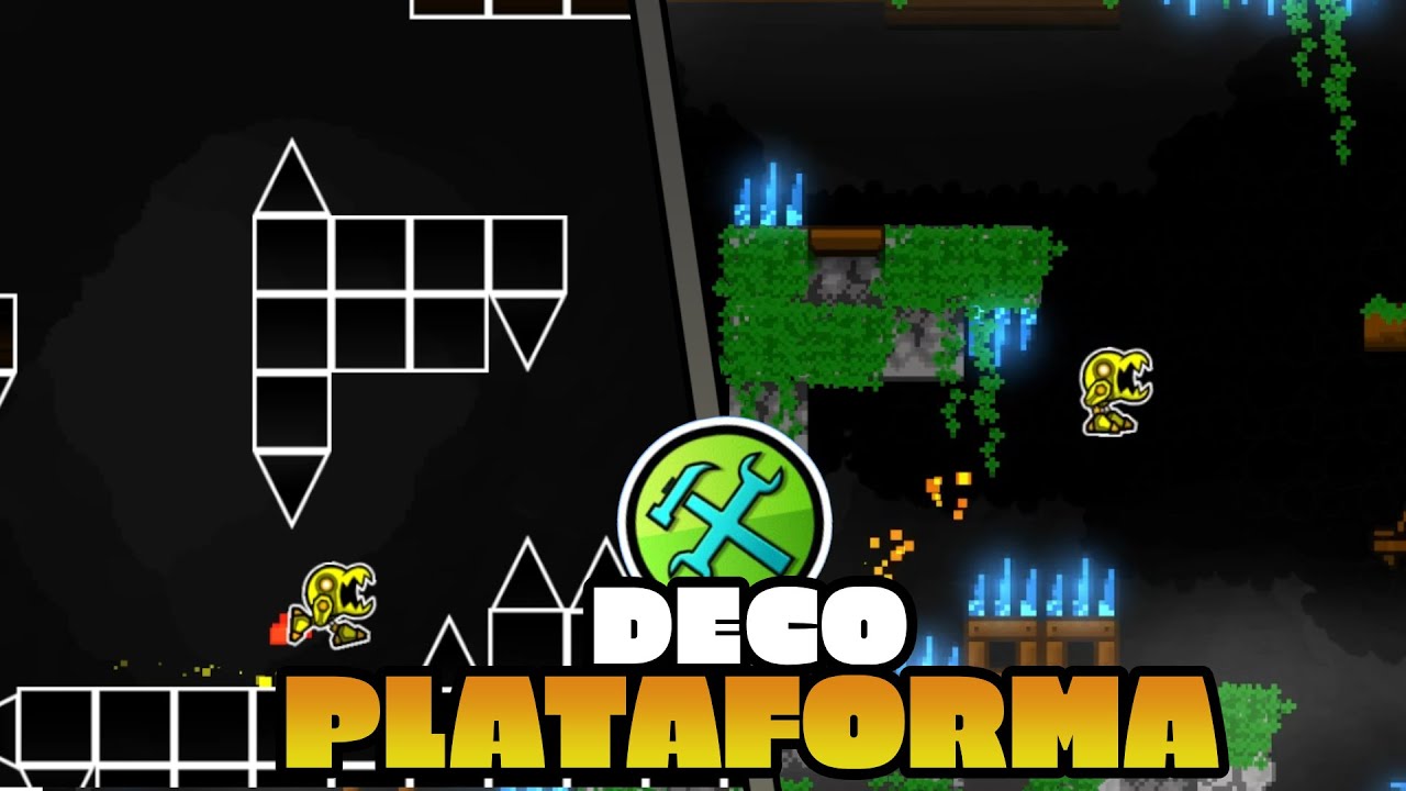 como DECORAR en el MODO PLATAFORMA de GEOMETRY DASH 2.2 - YouTube