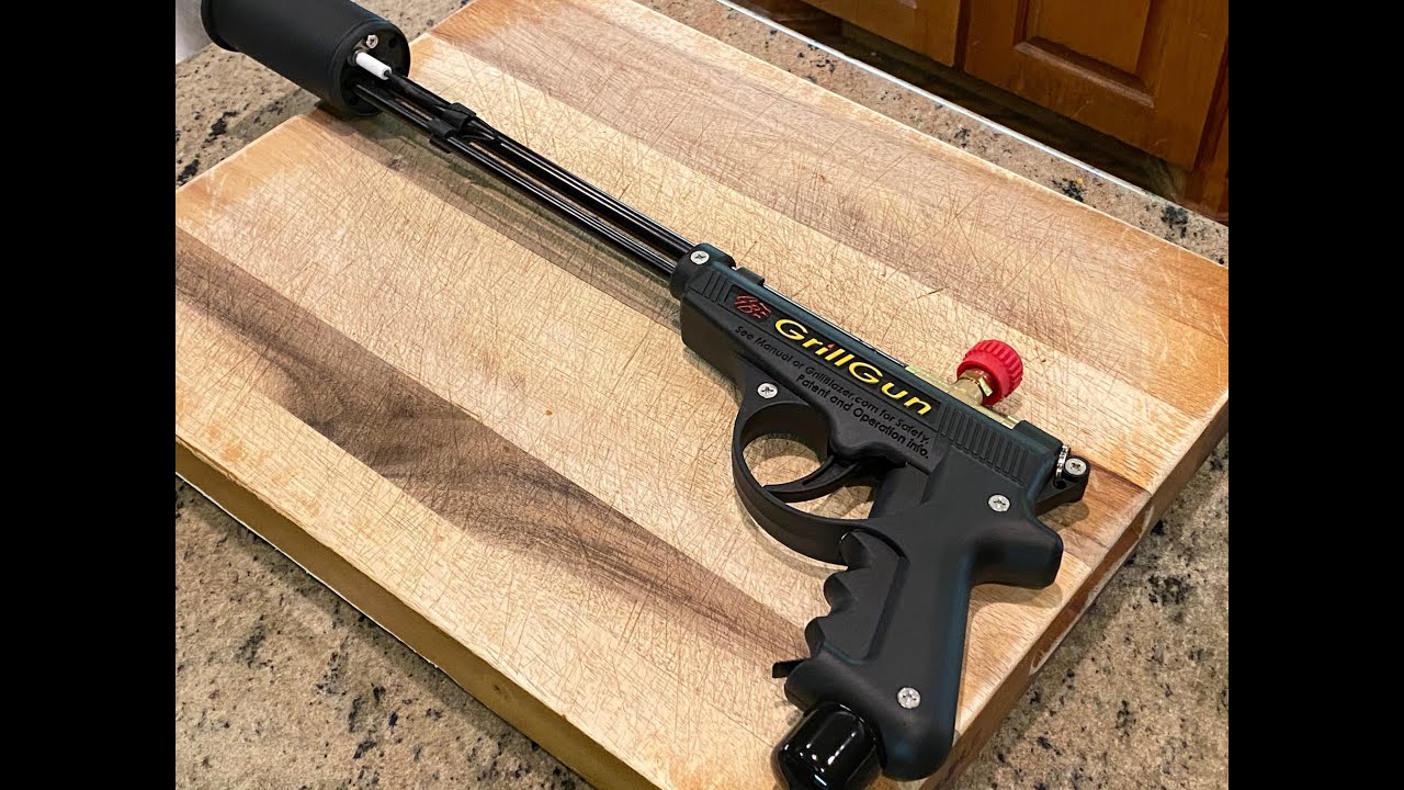 The Grill Gun Unboxing (Fastest way to light charcoal or wood?) YouTube