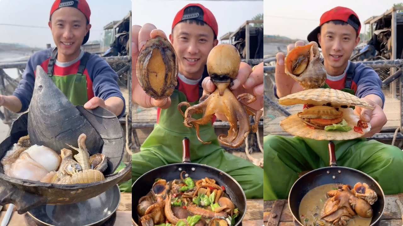 Fisherman Dagang ate scallops, whelks, octopus, sea cucumbers, abalone, mantis shrimp 
