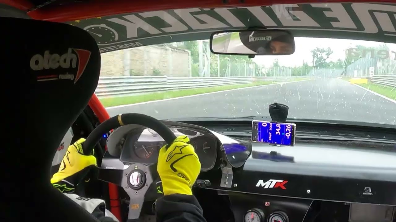 TimeAttack 2025 Autodromo di Monza driver Claudio Arena Honda Civic ek20 best lap 2.06.2