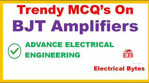 BJT Amplifier MCQ