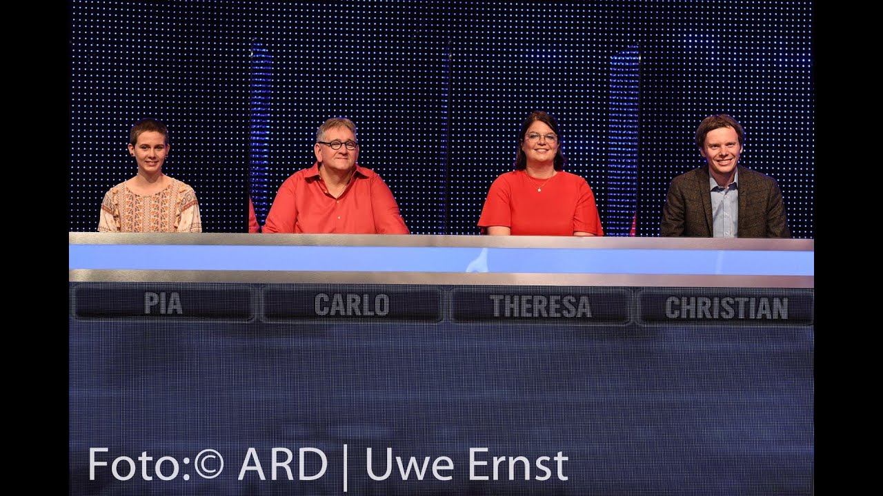 Gefragt Gejagt vom 26.08.2020 ...ich bin Carlo