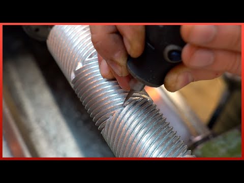 Ingenious Metalworker Makes BIDIRECTIONAL Bolt | by @pevcev