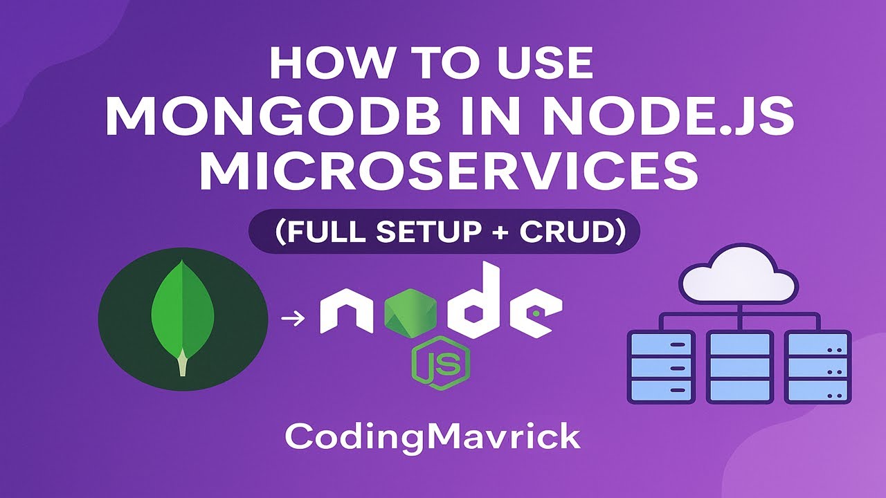 🔴 How to use MongoDB in Node.js Microservices — Mongoose ODM Explained ...