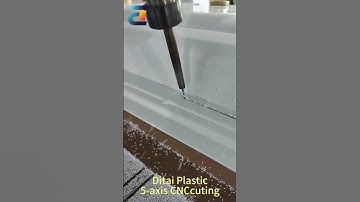 Five-axis CNC machine cutting product live video