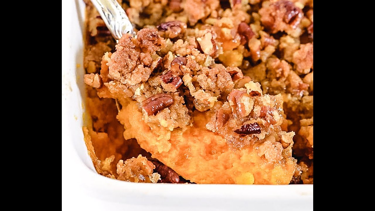 Sweet Potato Casserole Recipe With Pecan Topping Paula Deen Deporecipe.co