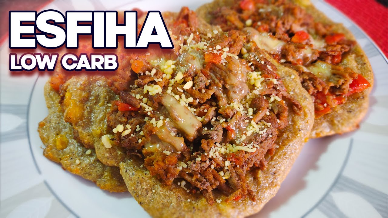 ESFIHA ZERO CARBOIDRATOS: Receita LOW CARB CETOGÊNICA Detona O Habib's