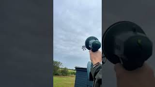 The Trapmaster Is A Handheld Clay Thrower, With Clay-Pigeons Made Specifically To Use With It.