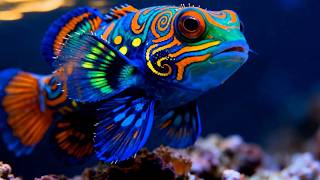 Beautiful Fish In The Ocean 4K | Beautiful Marine Life &amp; Relaxing Music