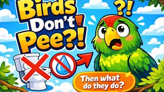 Do The Birds Pee? If No? Why Not? Swonder