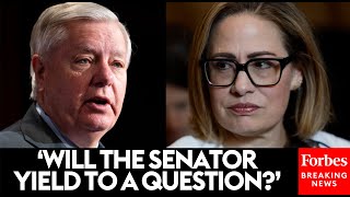WATCH: Lindsey Graham Peppered With Questions By Kyrsten Sinema About His Vote Against Border Deal