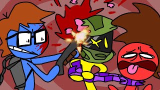 3 Idiots Play Stick Fight