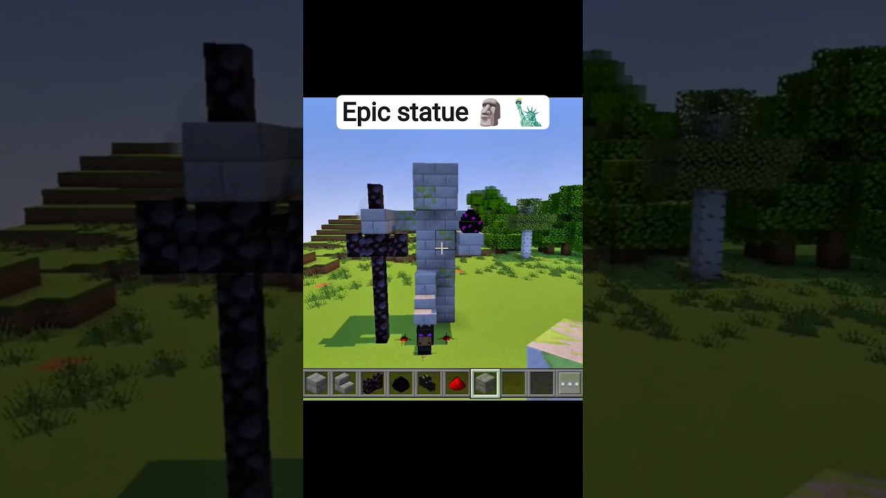 Minecraft Epic Statue 🗿 