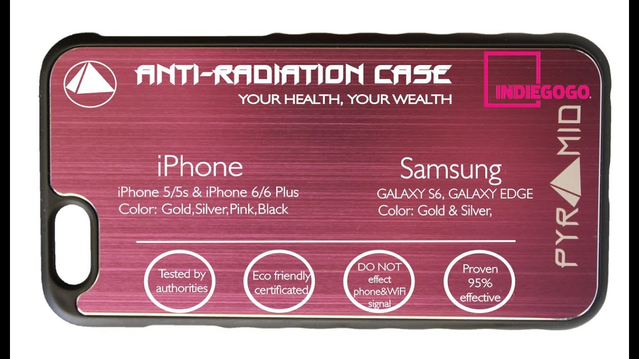 AntiRadiation Phone Case Pyramid (tested by authorities) YouTube