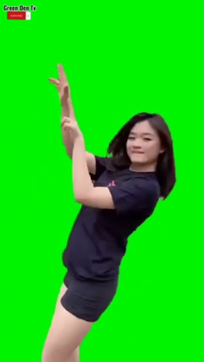 mentahan greenscreen wanita joged koplo co copyright bebas comot #greenscreen #mentahan #shorts