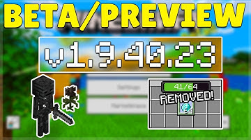 MCPE 1.19.40.23 NEW TOUCH CONTROL FEATURE REMOVED! Minecraft Pocket Edition Java Parity!