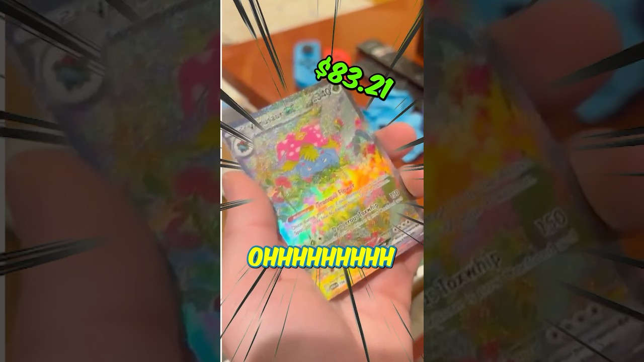 Wholesome Reaction Pulling $80 Pokémon Card🤣 