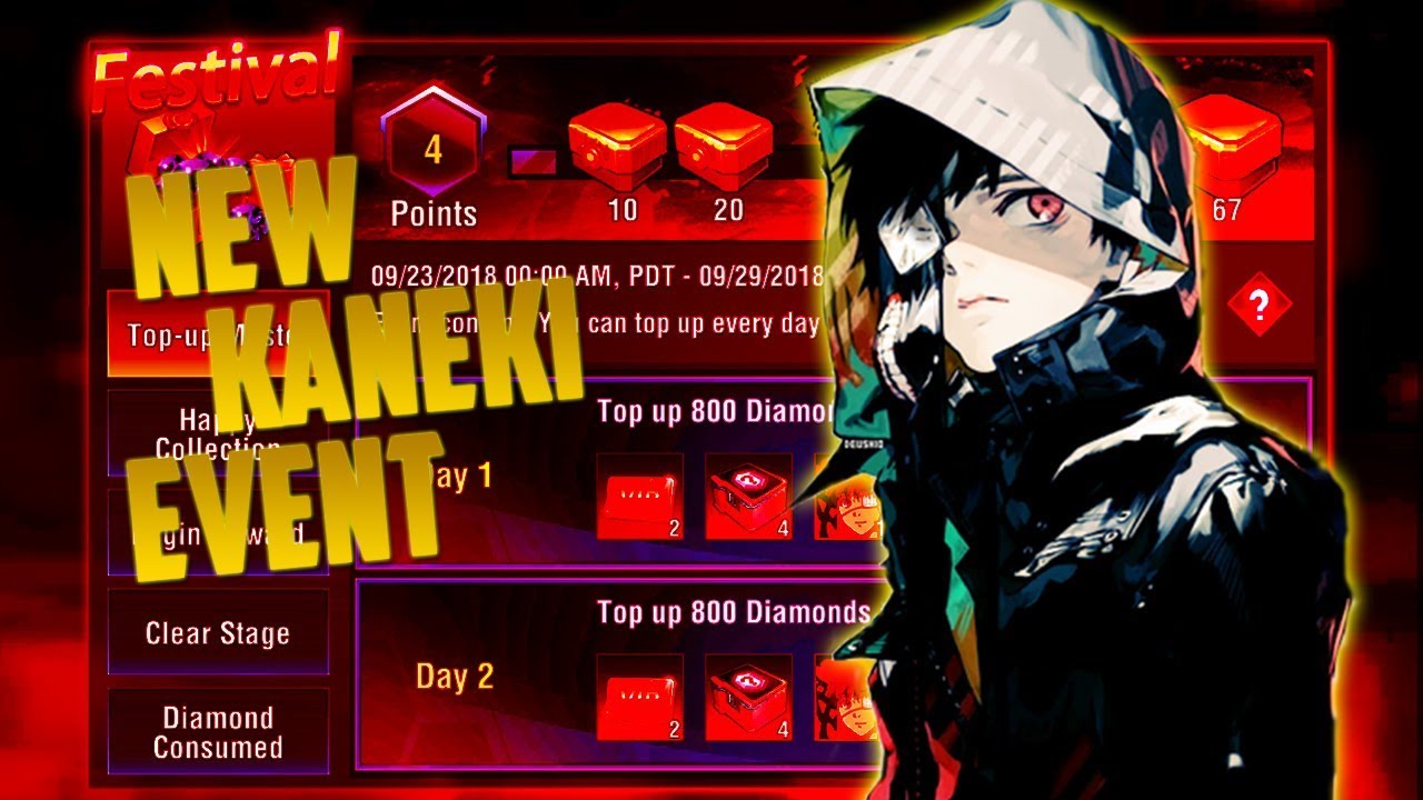 Tokyo Ghoul Dark War - NEW KANEKI SUMMERFEST FESTIVAL EVENT!!