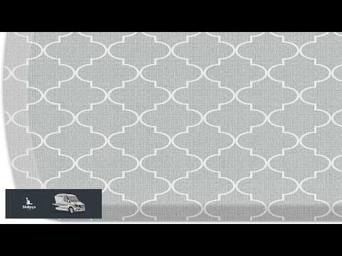GelPro Elite Trellis Light Grey Kitchen Comfort Mat 20 x 36
