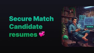 Secure Match - A safe and quick LLM approach to candidate resume screening