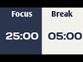 4.5 Hours Silent Study With Timer ⏱️ | 25-5 Pomodoro | No Music | 공부 | 勉強 | Study With Me