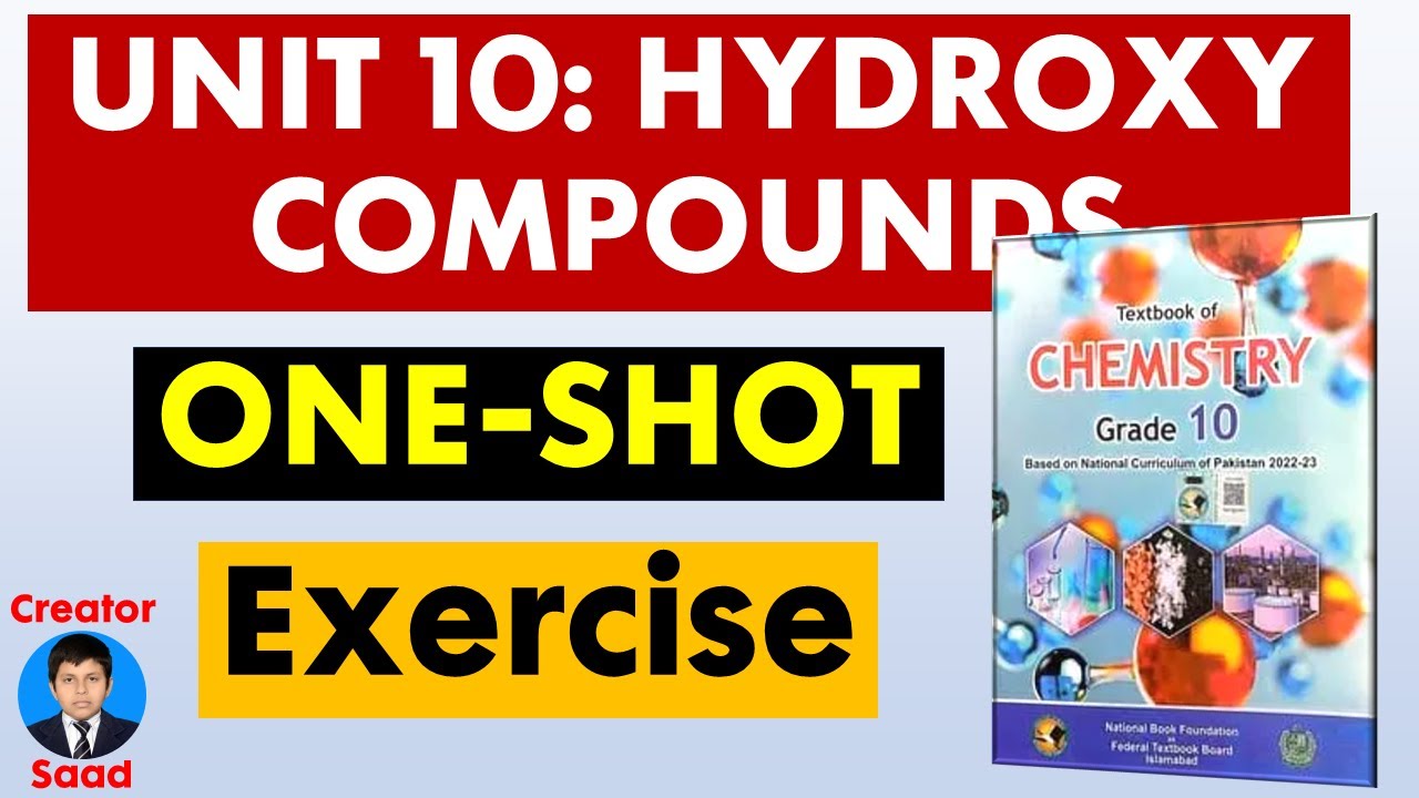 Chapter 10: Hydroxy Compounds | Exercise | Class 10 Chemistry | NBF | Federal Board
