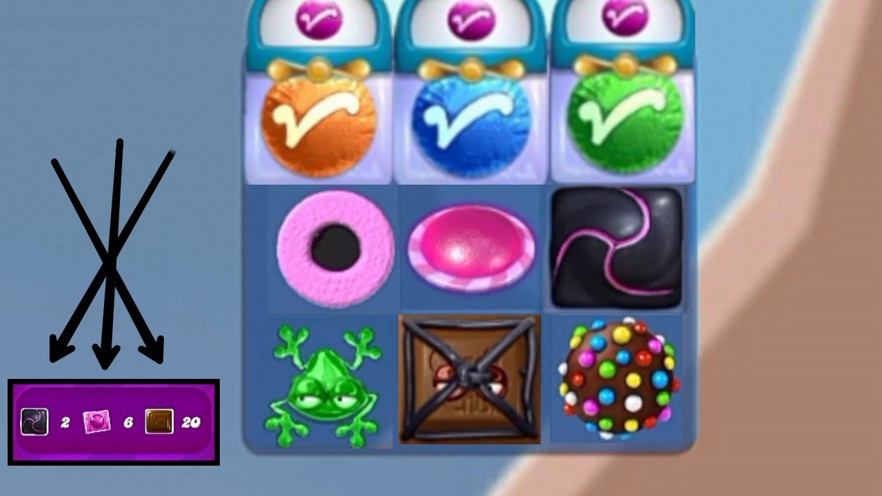 Ufo + Coconut wheel + Color bomb combo +Crazy frog level Candy crush