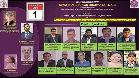 Day 1 : Session 3 & 4 - The Digital Turn in Education: A New Pattern in Teaching-Learning Practices