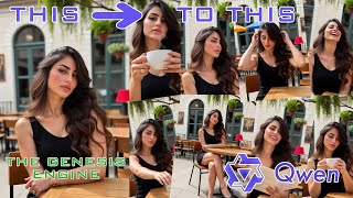 Generate a Full Photoshoot From ONE Image No LoRA! (Qwen ComfyUI workflow) screenshot 1